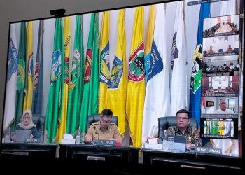 Dipimpin Tomsi Tohir, Pemprov Sultra Ikuti Rakor Pengendalian Inflasi Secara Virtual