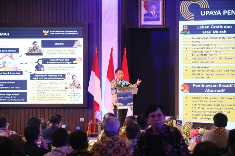 Mendagri Pastikan Pemda Dilibatkan Dalam Program Tiga Juta Rumah MBR