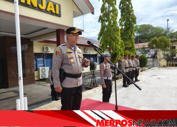 Kapolres AKBP Harry Azhar Pimpin Upacara Penandatanganan Pakta Integritas Netralitas Pilkada Sinjai 