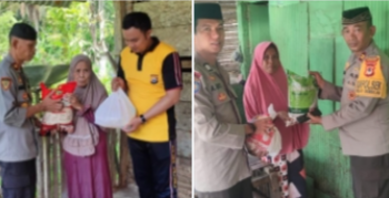 Masya Allah, Bantuan Polres Sinjai Menyentuh Warga Pulau Sembilan dan Selatan